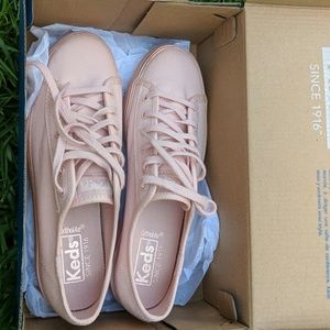 Keds Triple Kick Shimmer Blush Shoes